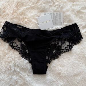 La Perla Elegant Black Lace Panties
